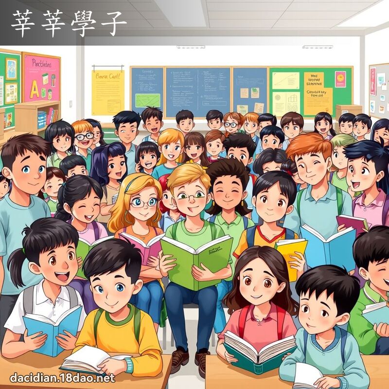 莘莘學子 - 國語大辭典配圖