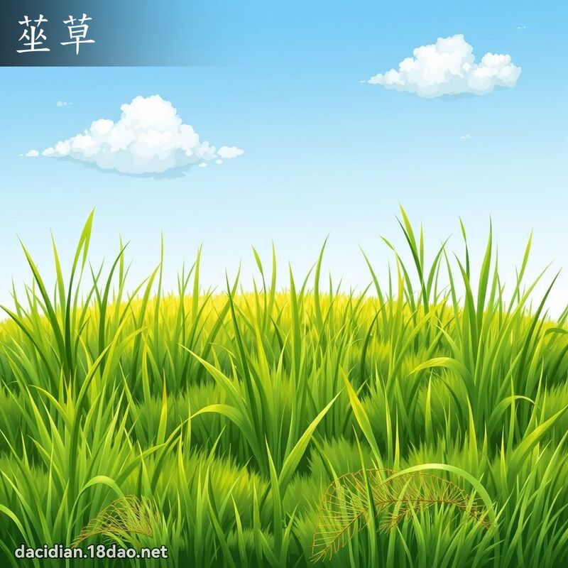 莝草 - 国语大辞典配图