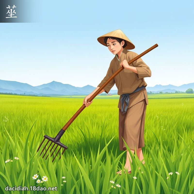 莝 - 国语大辞典配图