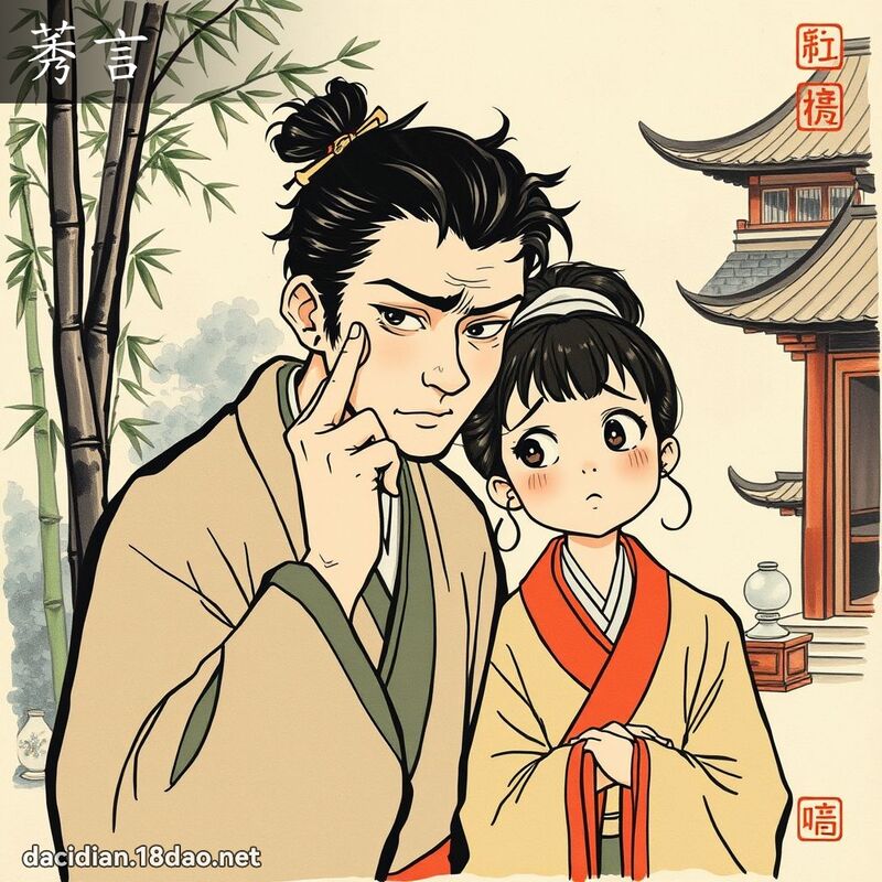 莠言 - 國語大辭典配圖