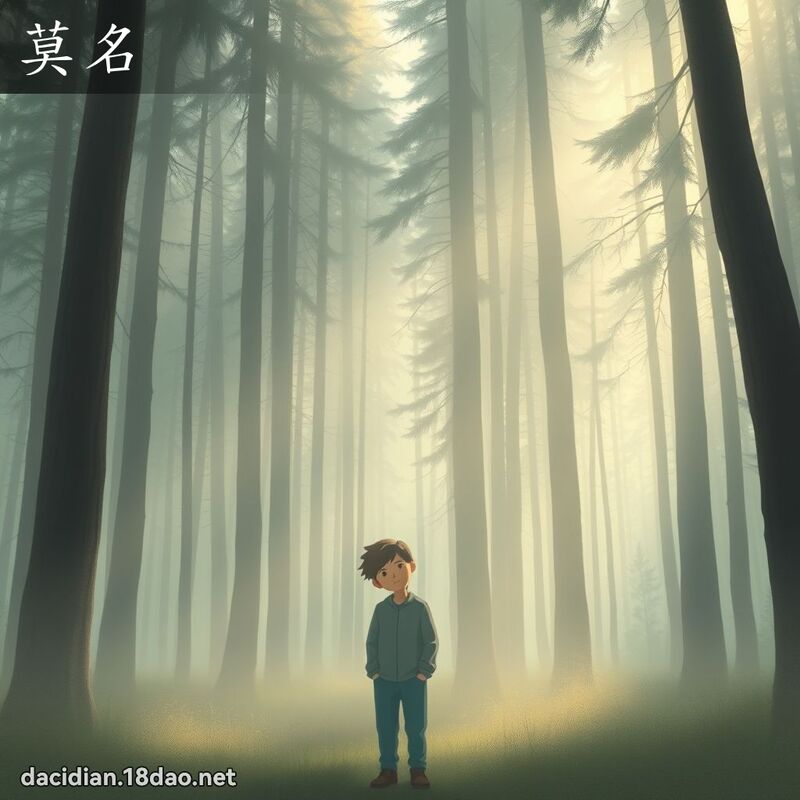 莫名 - 國語大辭典配圖
