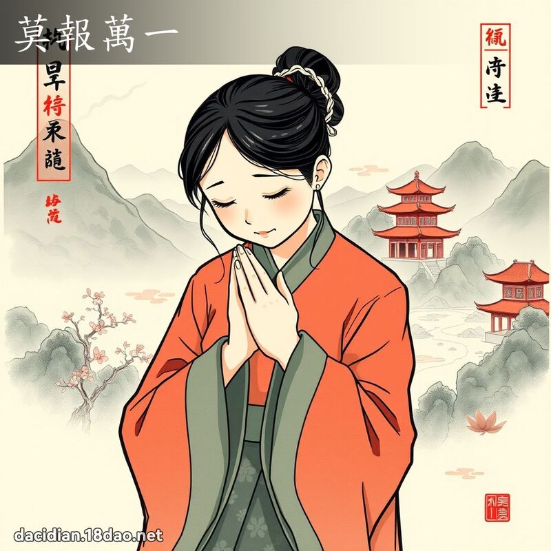 莫報萬一 - 國語大辭典配圖