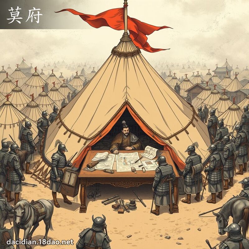 莫府 - 国语大辞典配图