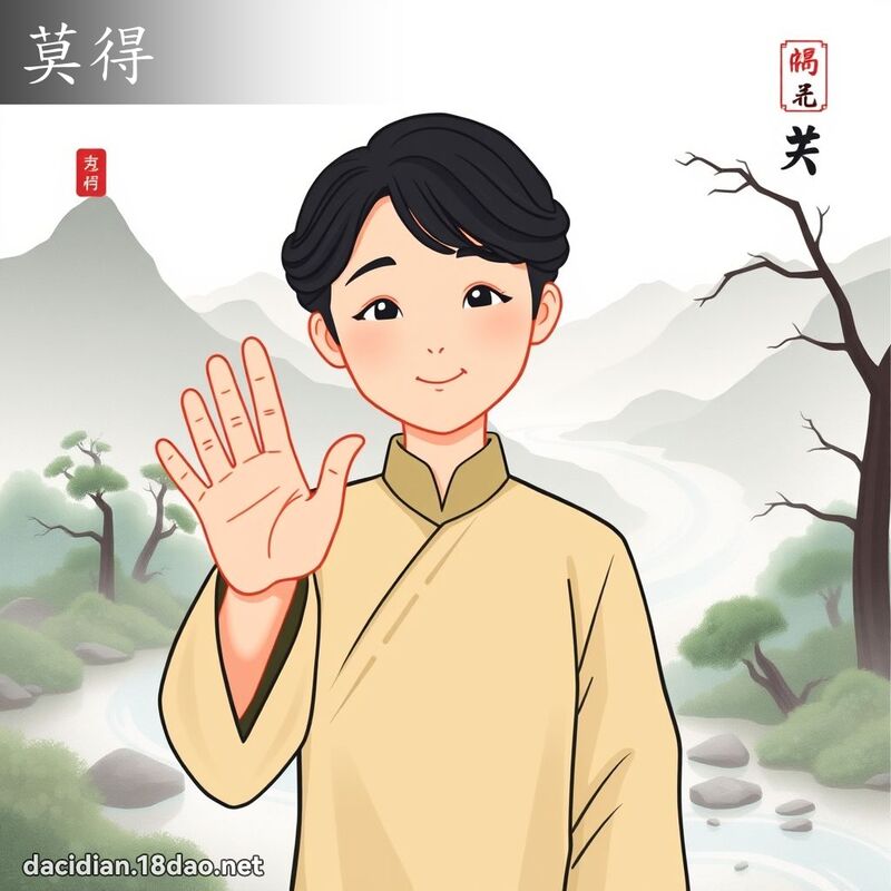 莫得 - 国语大辞典配图