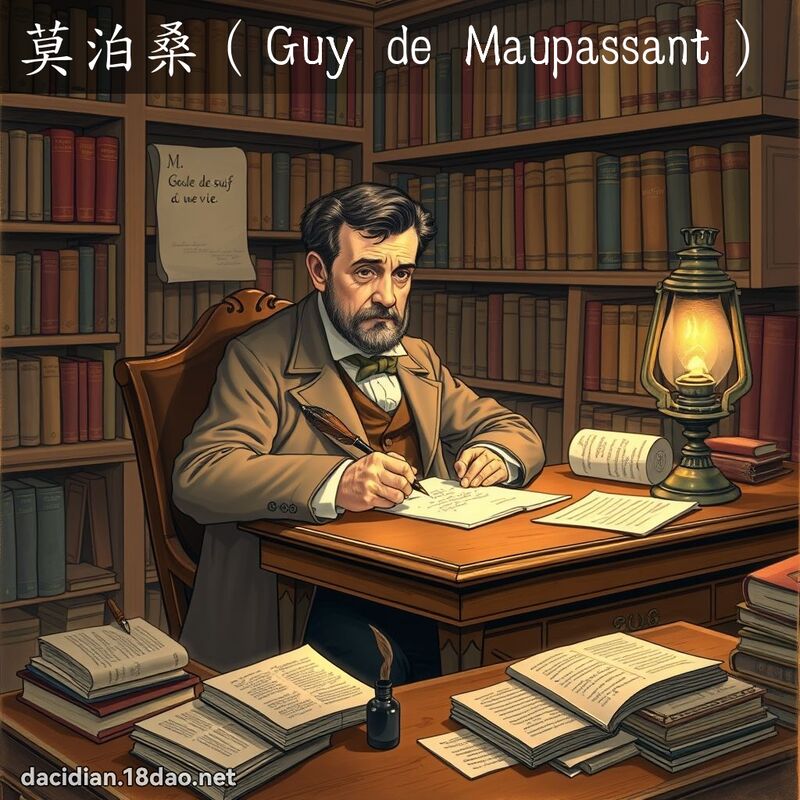 莫泊桑（Guy de Maupassant） - 國語大辭典配圖