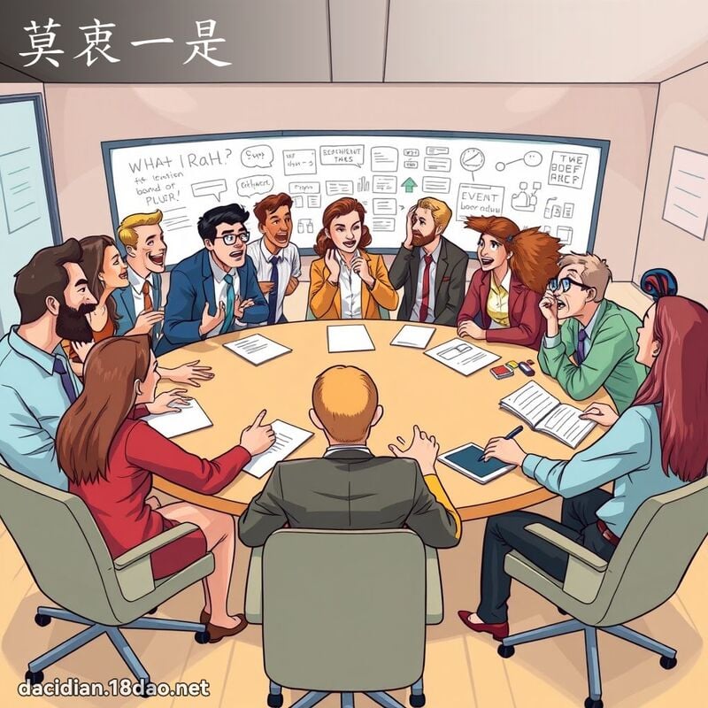 莫衷一是 - 國語大辭典配圖