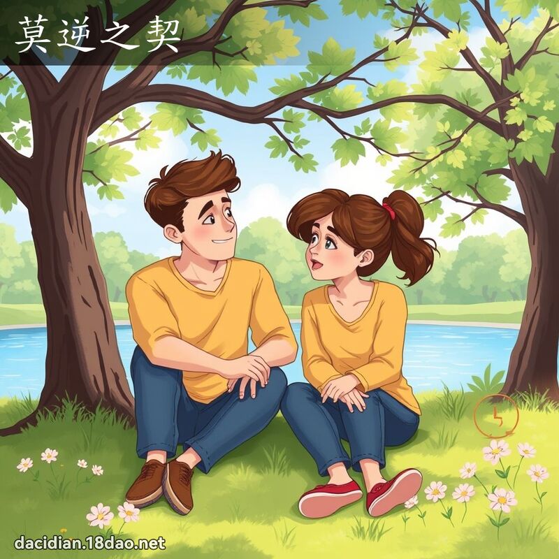 莫逆之契 - 国语大辞典配图