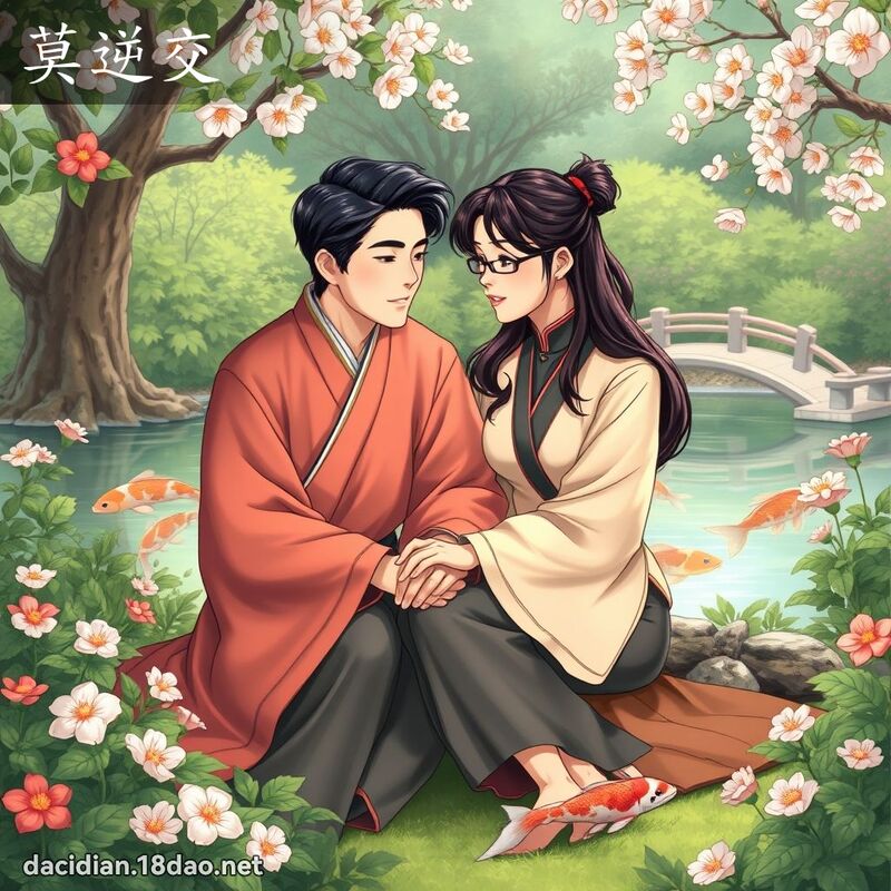 莫逆交 - 国语大辞典配图