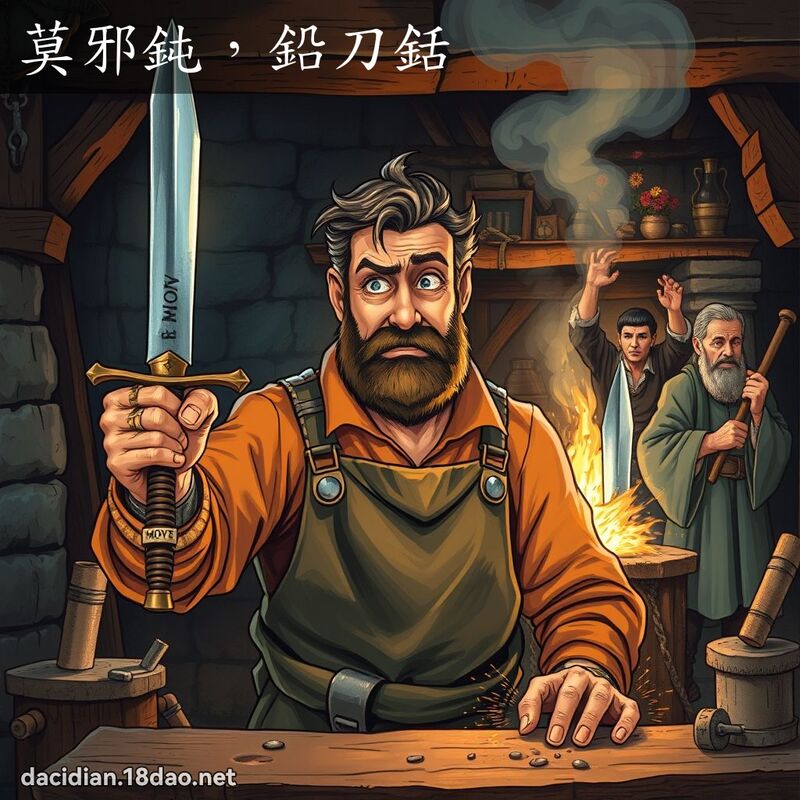 莫邪鈍，鉛刀銛 - 國語大辭典配圖