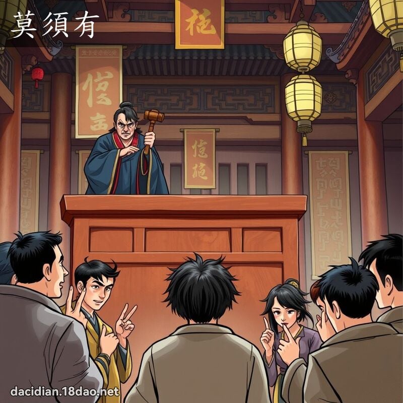 莫须有 - 国语大辞典配图