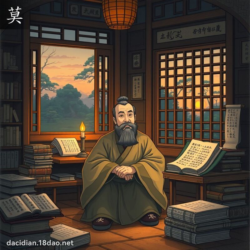 汉字: 莫 (多音字)