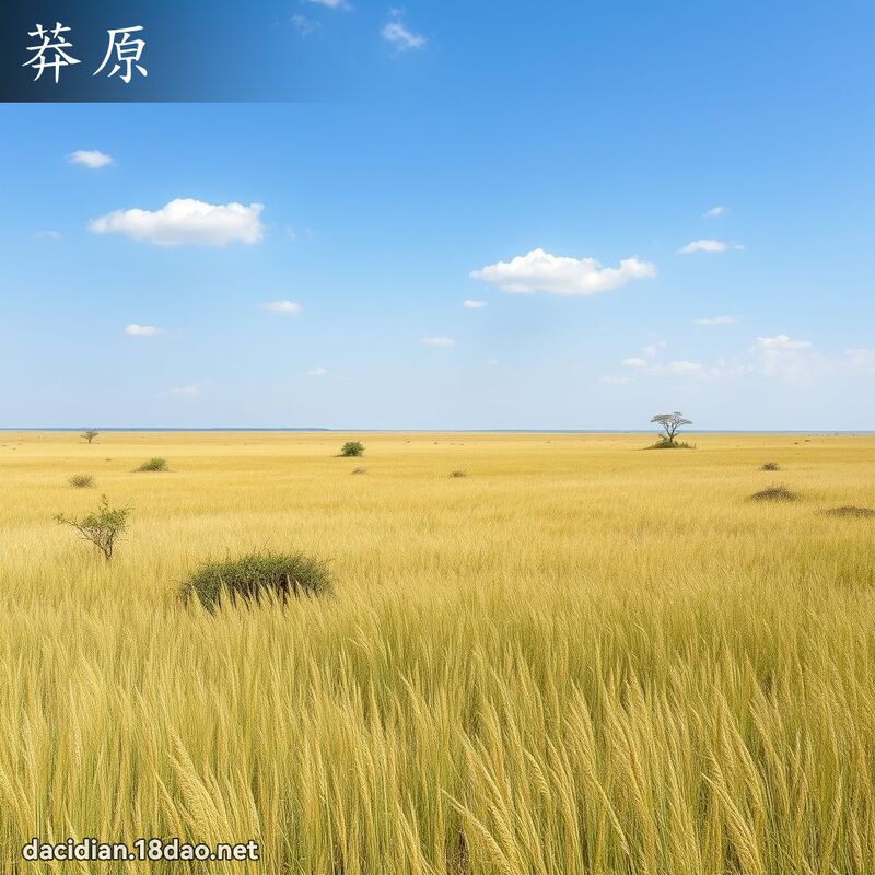 莽原 - 国语大辞典配图