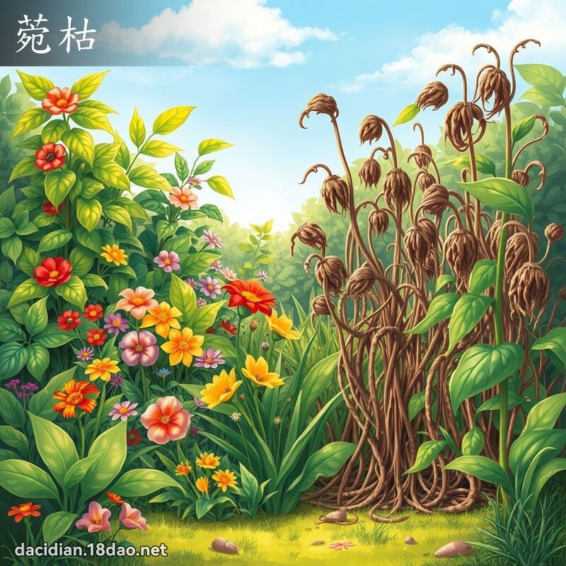 菀枯 - 国语大辞典配图