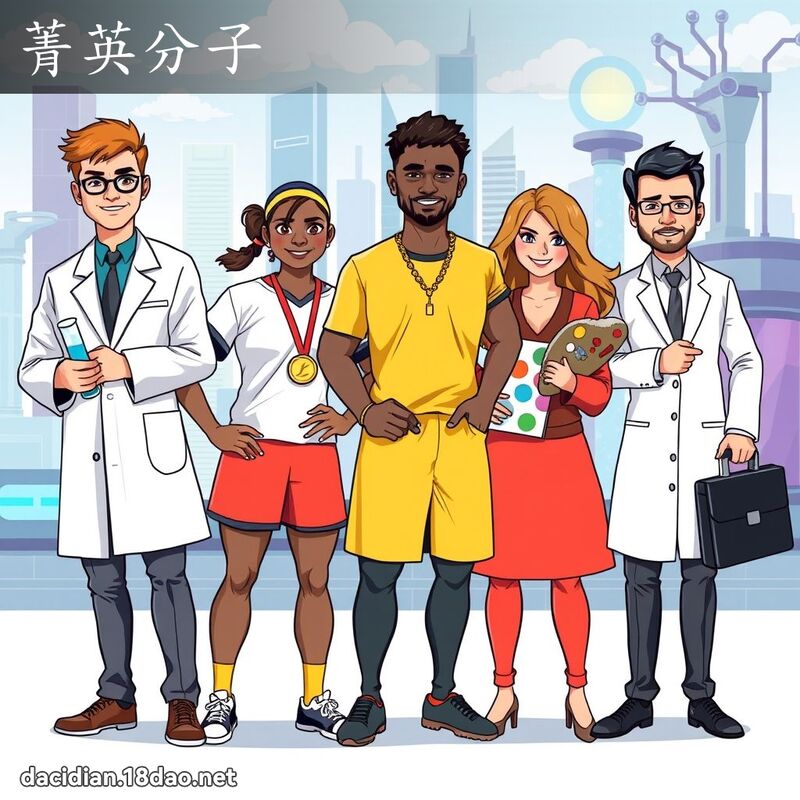 菁英分子 - 國語大辭典配圖