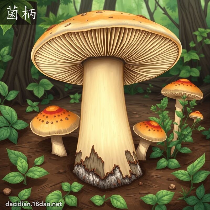 菌柄 - 国语大辞典配图