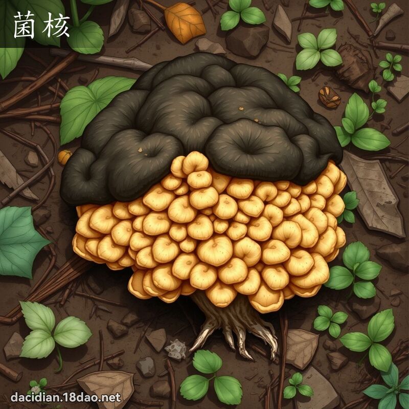 菌核 - 国语大辞典配图