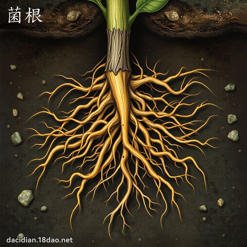 菌根 - 國語大辭典配圖