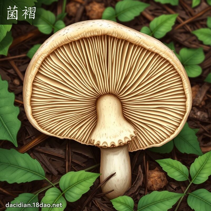 菌褶 - 國語大辭典配圖