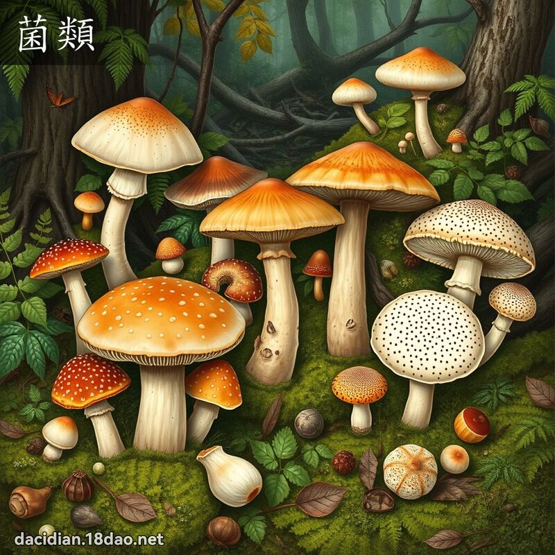 菌類 - 國語大辭典配圖