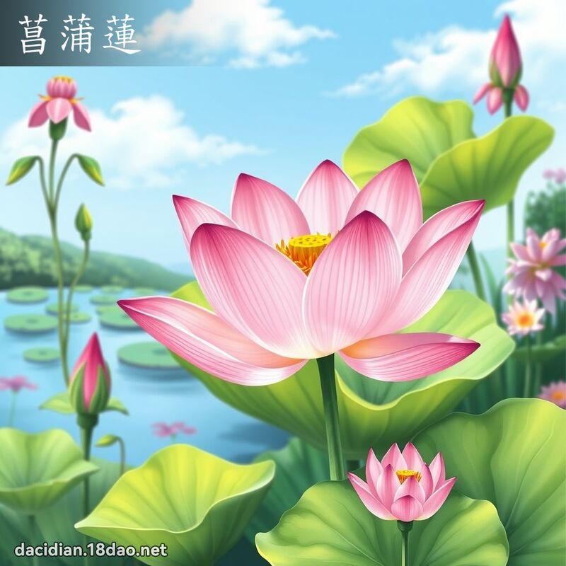 菖蒲莲 - 国语大辞典配图