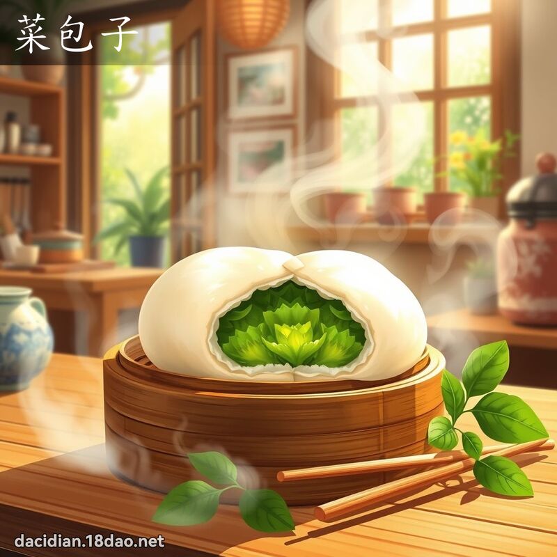 菜包子 - 國語大辭典配圖