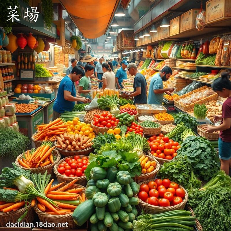 菜場 - 國語大辭典配圖