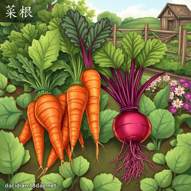 菜根 - 國語大辭典配圖