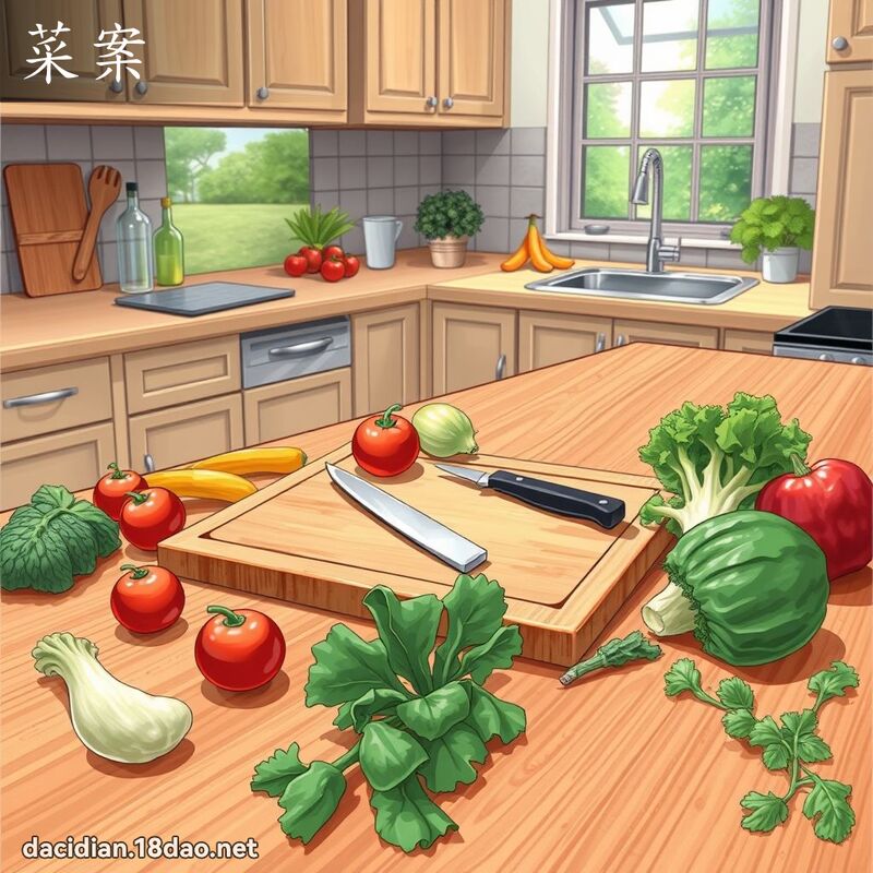 菜案 - 國語大辭典配圖