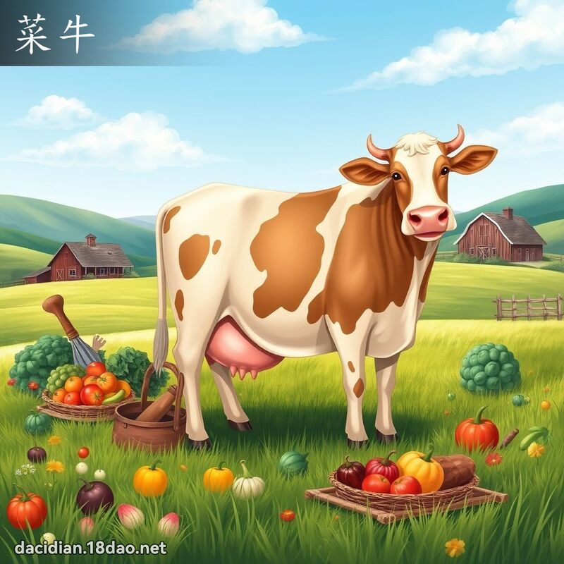 菜牛 - 國語大辭典配圖