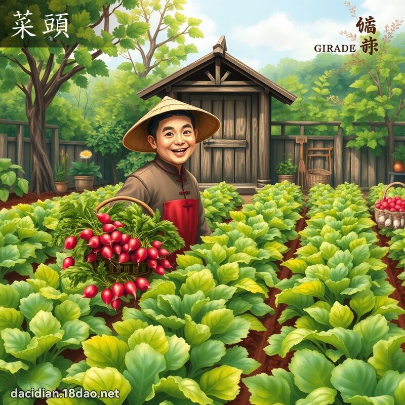 菜头 - 国语大辞典配图