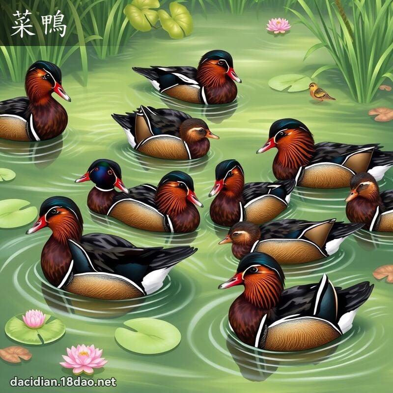 菜鴨 - 國語大辭典配圖