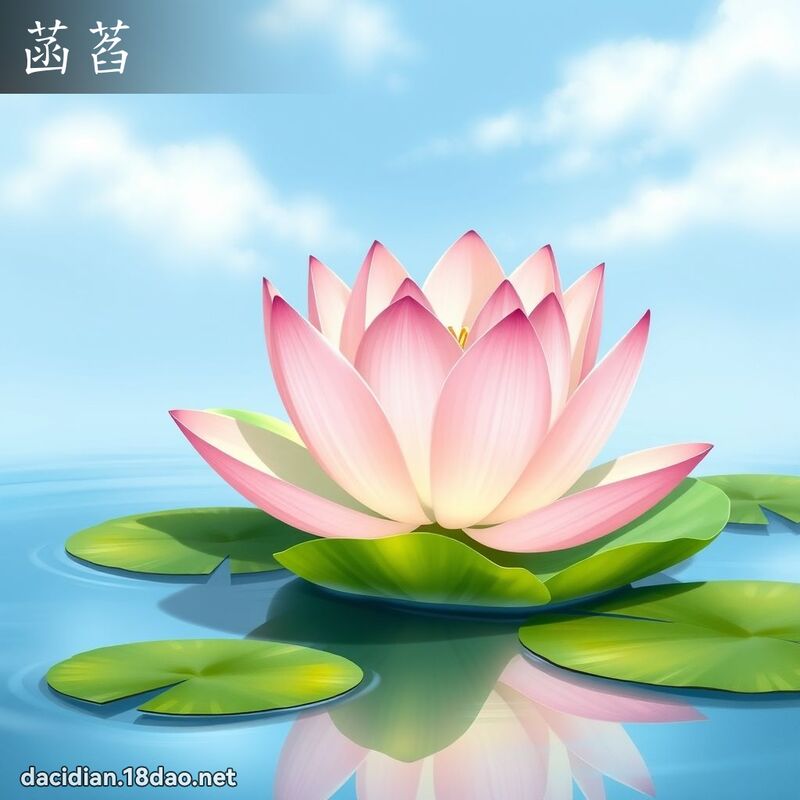 菡萏 - 国语大辞典配图