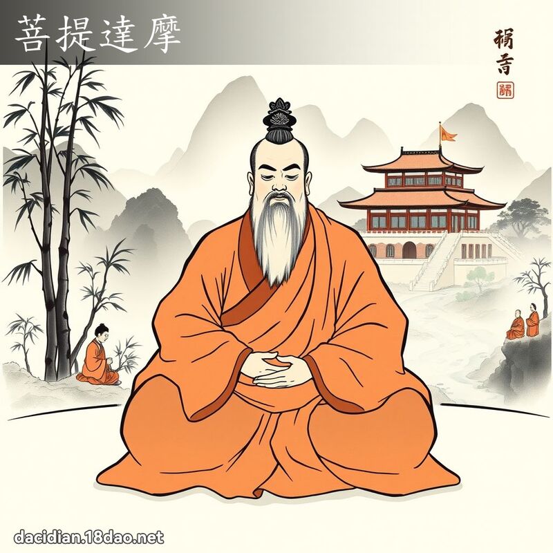 菩提达摩 - 国语大辞典配图
