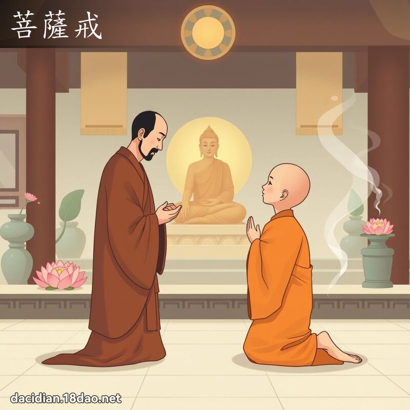 菩萨戒 - 国语大辞典配图