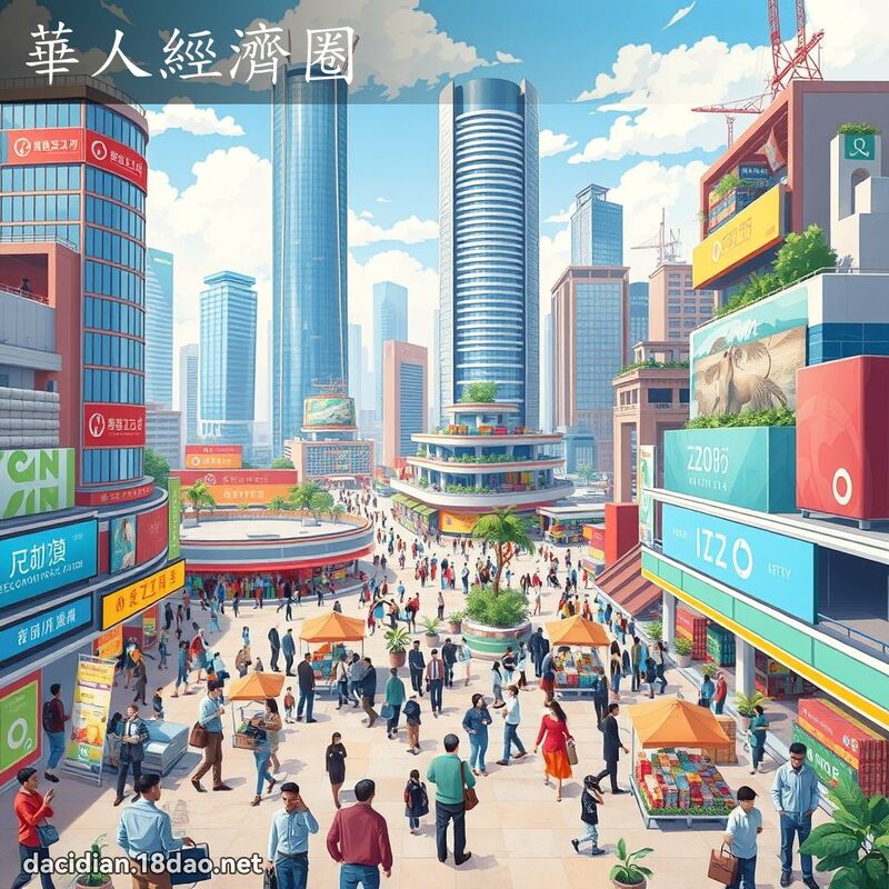 华人经济圈 - 国语大辞典配图