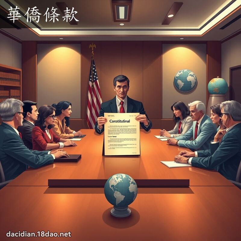 華僑條款 - 國語大辭典配圖