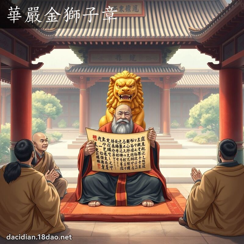 華嚴金獅子章 - 國語大辭典配圖