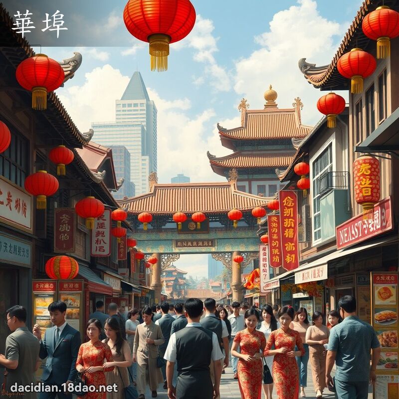 華埠 - 國語大辭典配圖