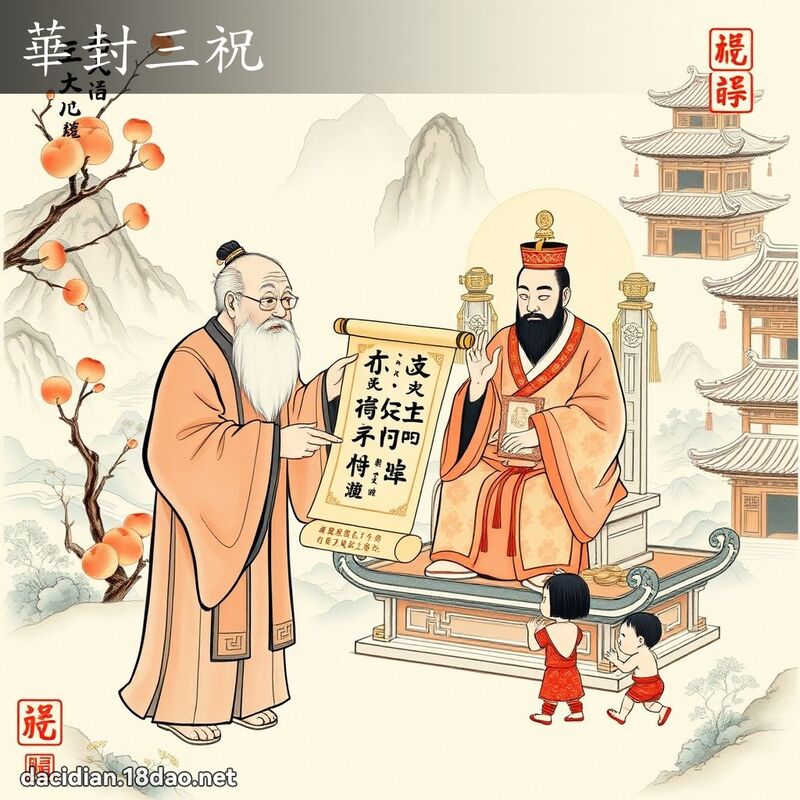华封三祝 - 国语大辞典配图