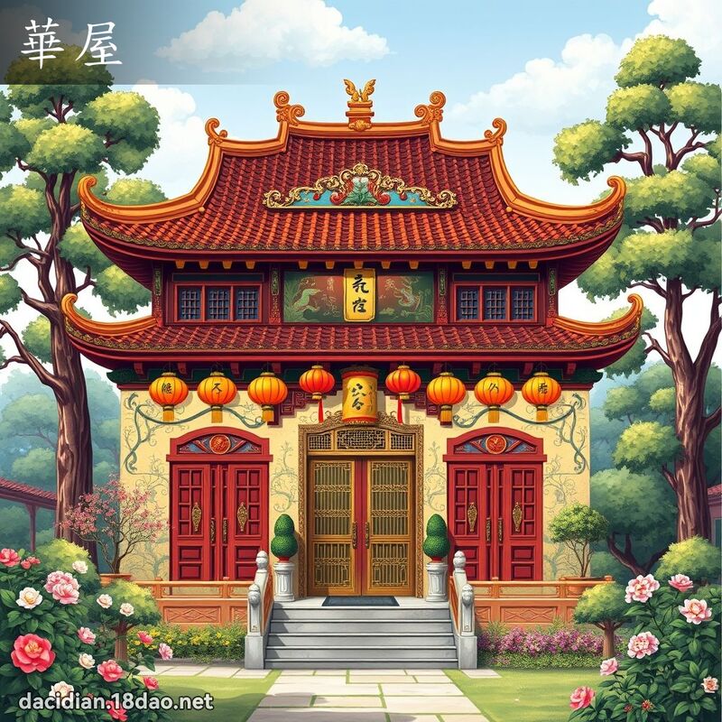 華屋 - 國語大辭典配圖