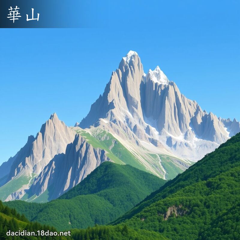 華山 - 國語大辭典配圖