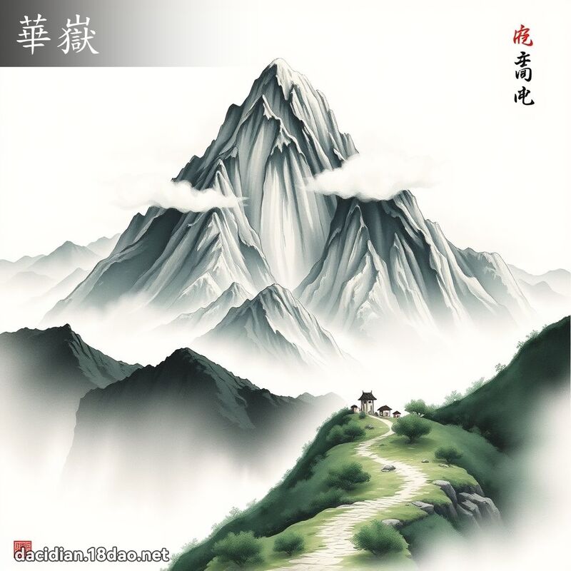 華嶽 - 國語大辭典配圖