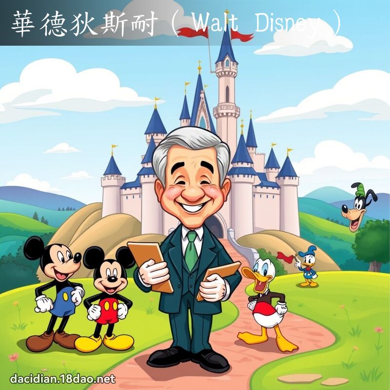 華德狄斯耐（Walt Disney） - 國語大辭典配圖