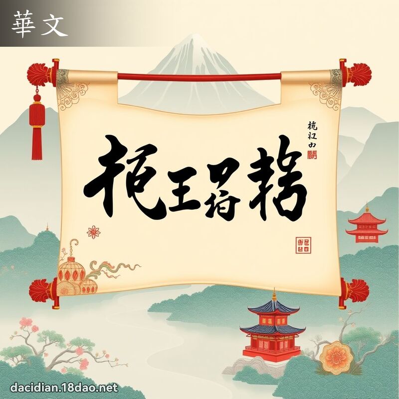 華文 - 國語大辭典配圖