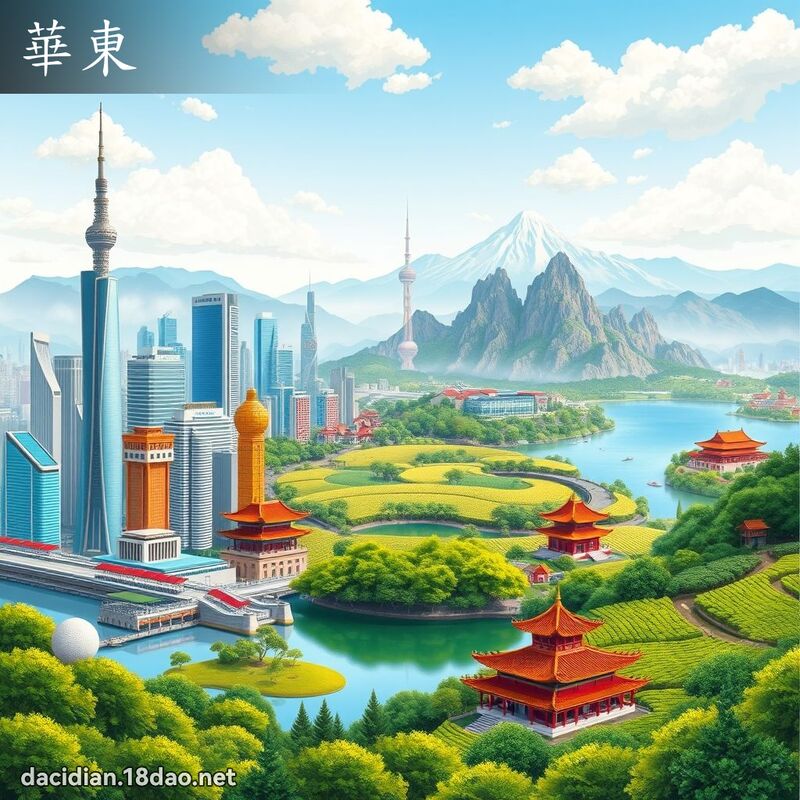 華東 - 國語大辭典配圖