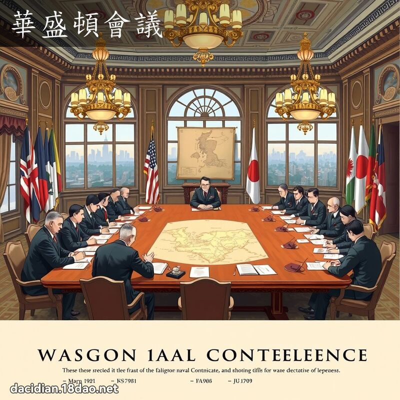 華盛頓會議 - 國語大辭典配圖