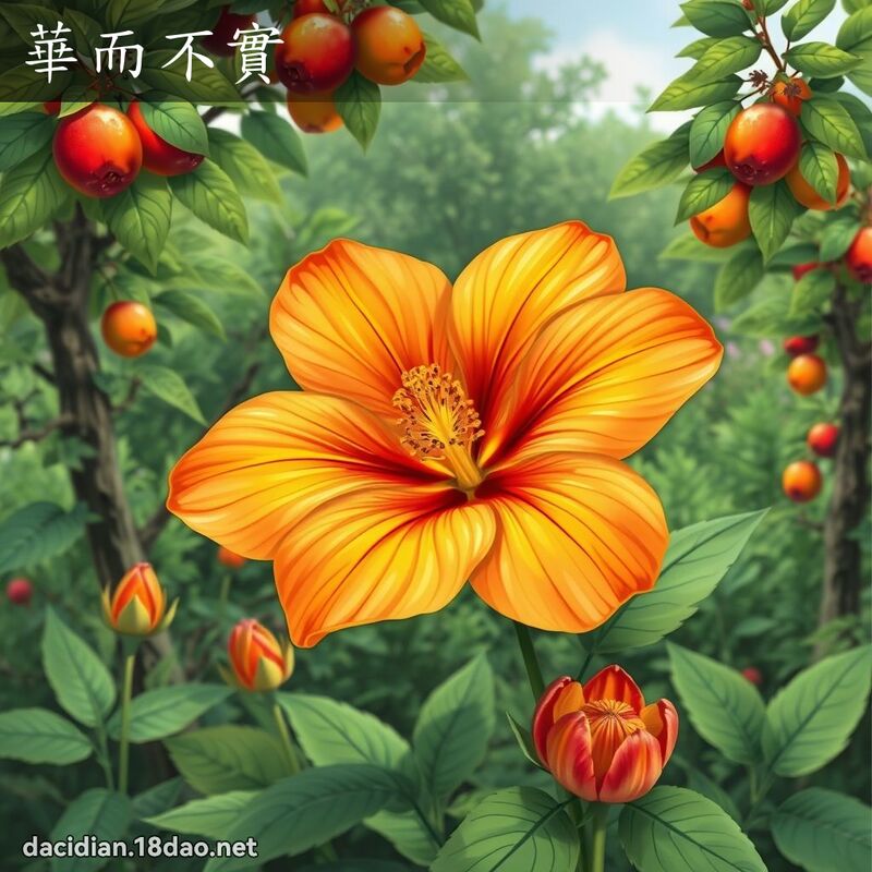 華而不實 - 國語大辭典配圖