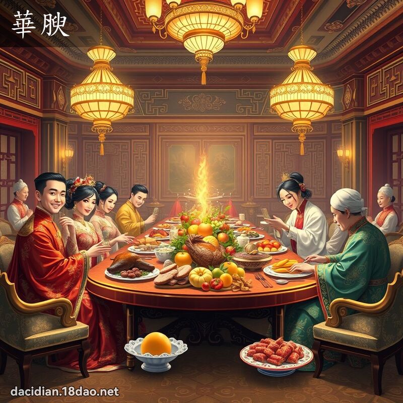 華腴 - 國語大辭典配圖