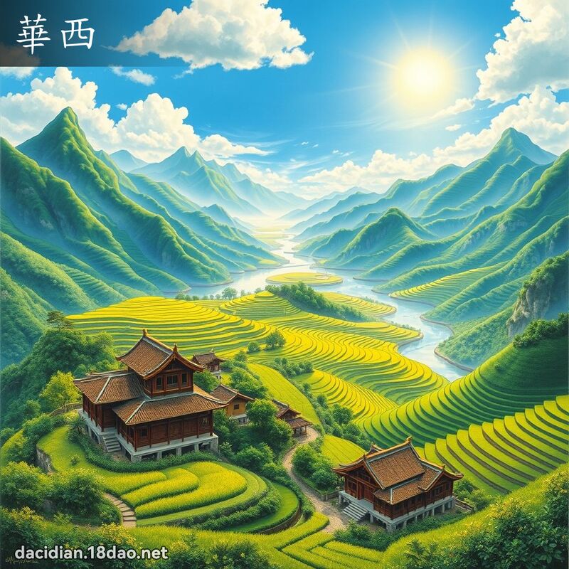 华西 - 国语大辞典配图