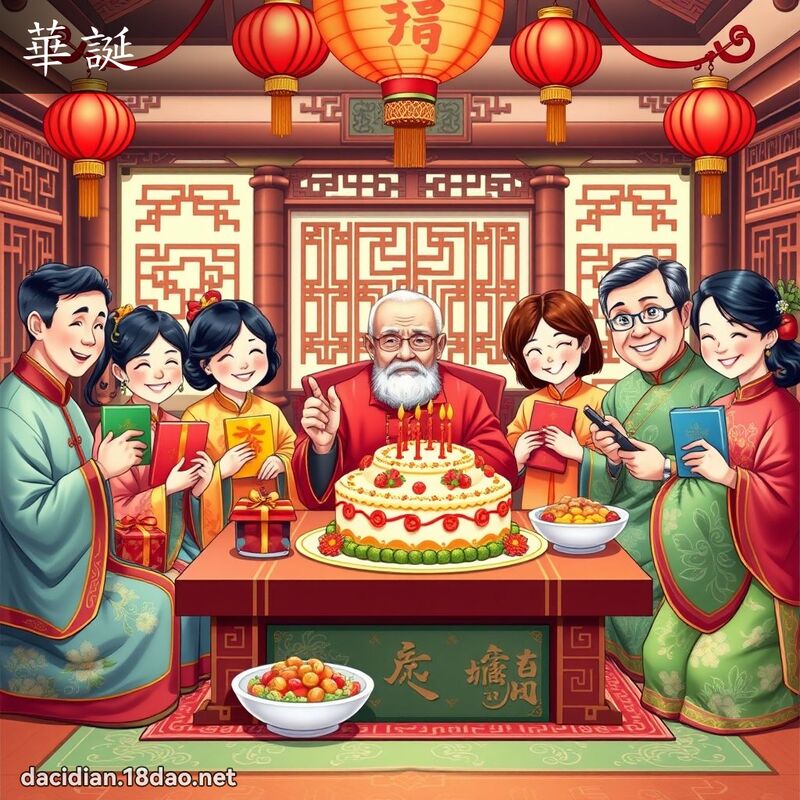 华诞 - 国语大辞典配图